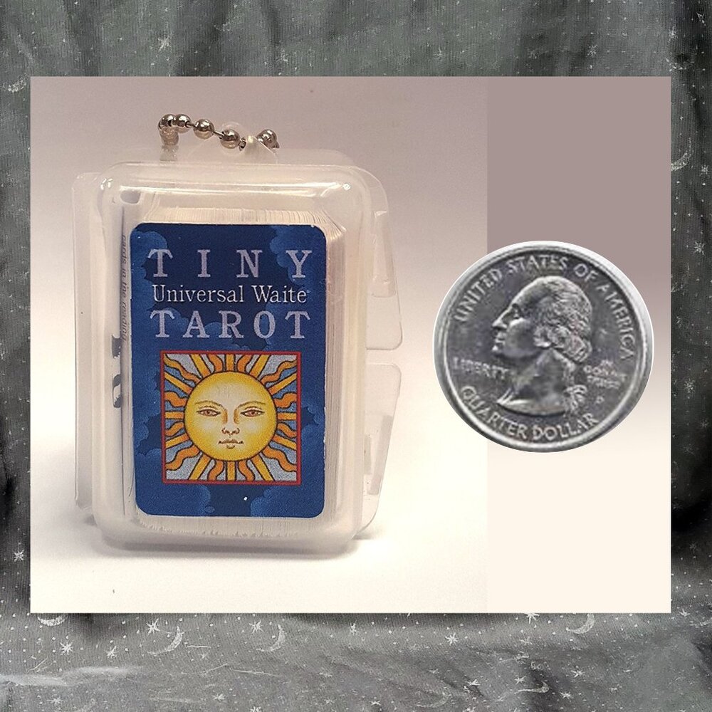 πππ²ππ‘ππ’π§ TINY UNIVERSAL WAITE TAROT CARDS Divination FortuneTelling NEW - Picture 7 of 9